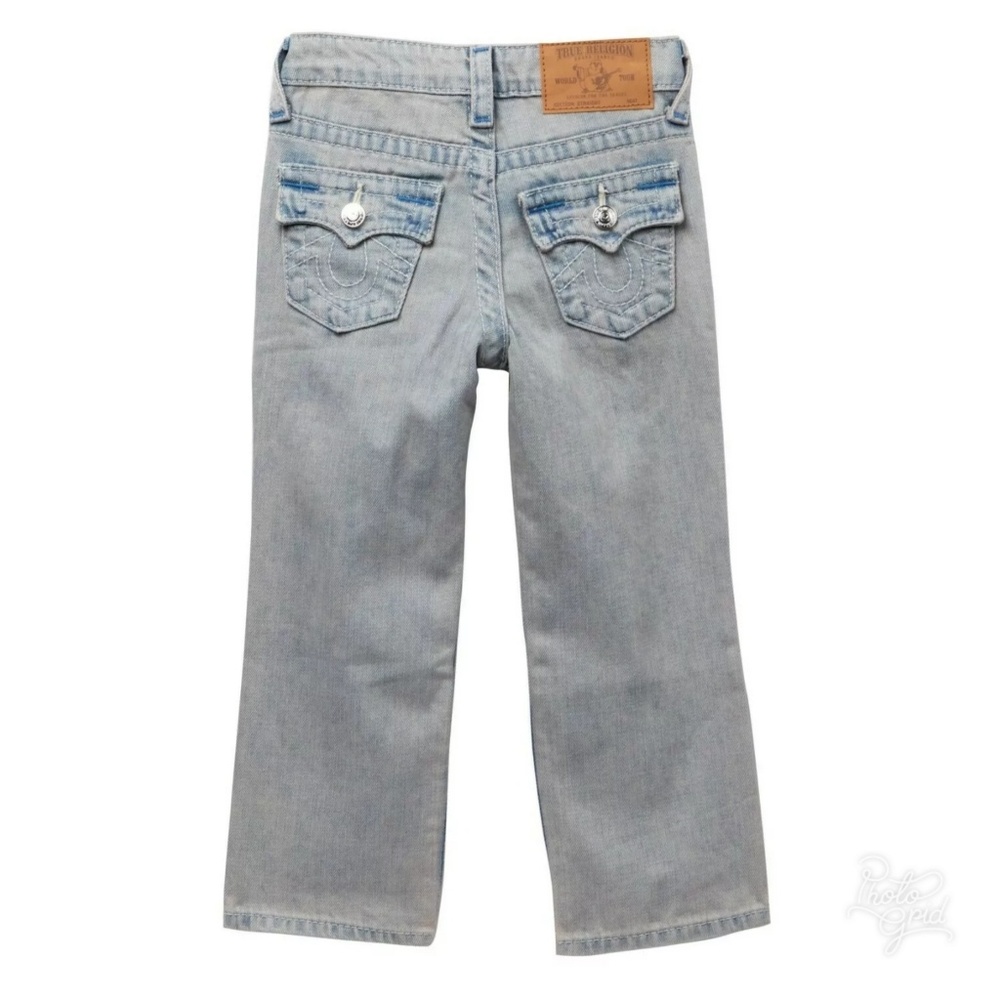 True Religion Boy 5 6 Grey Sky Blue Jeans Distress